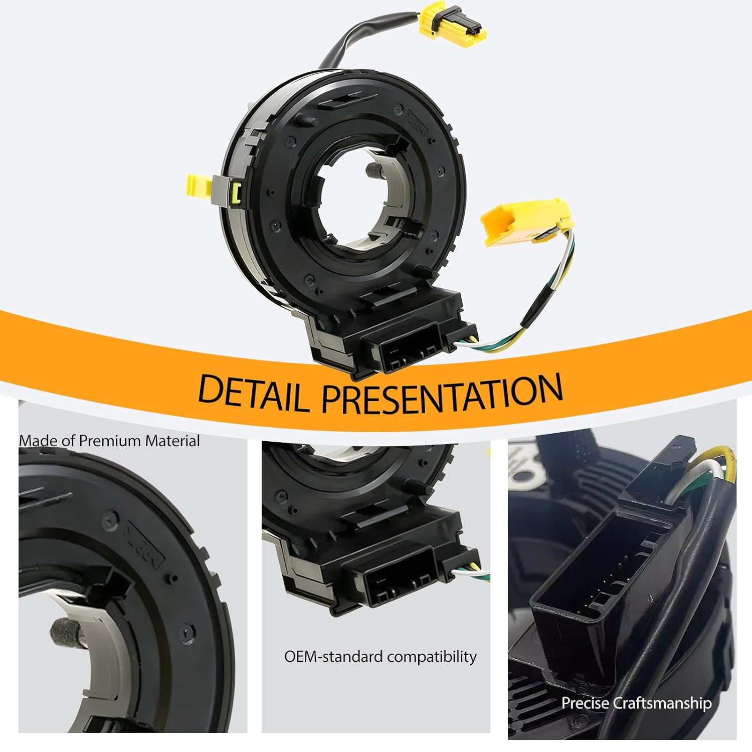 Replacement Wiring Harnesses Clcok-Spring for Honda FIT/Pilot 2009 2010 2011 2012 2013 2014, Odyssey/Insight/CRZ 2011 2012 2013 2014 2015, CR-V 2017-18, for Acura TL/TSX/ZDX 2009-2014