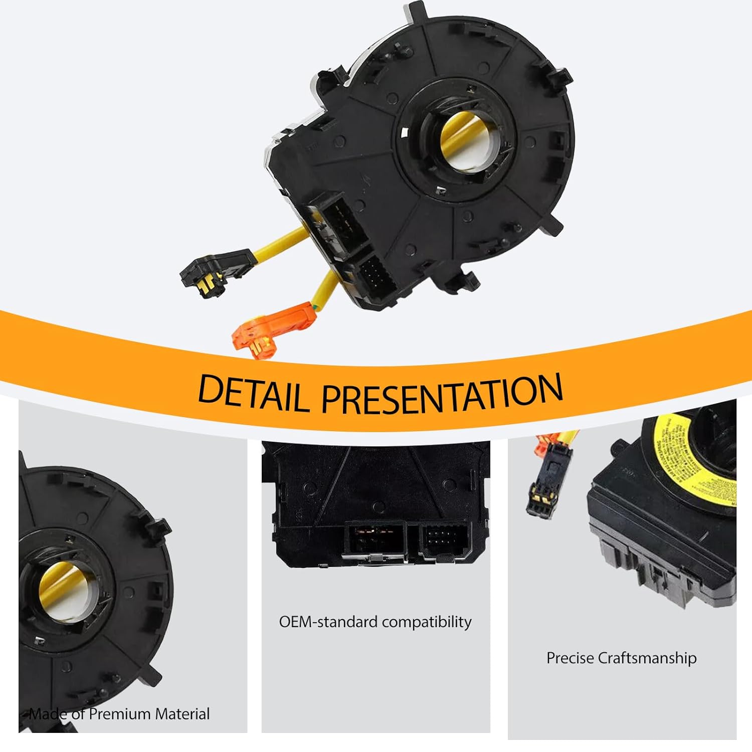 Replacement Clcokspringwire for Kia Forte/Soul 2010 2011 2012 2013,for Kia Sportage 2011-2016,for Hyundai Tucson/Genesis Coupe 2009-2015 Fits Part