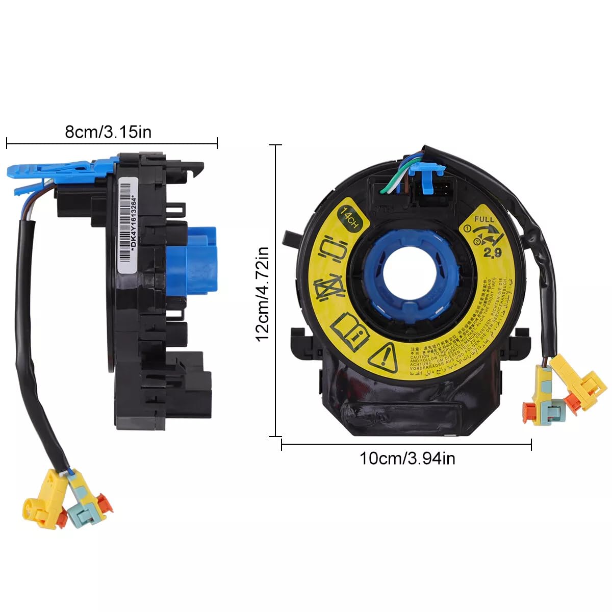 Replacement Harness for Hyundai Elantra 2011 2012 2013 2014 2015 2016, for Hyundai Sonata 2009 2010 2011 2012 2013 2014 2015 Part# 93490-3X040 93490-3Q120