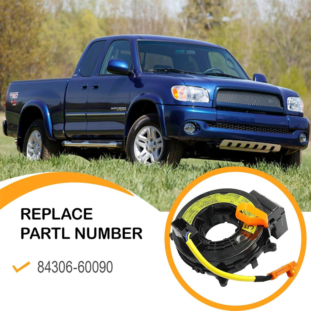Replacement Wiring Harnesses Clcok-Spring for Toyota Tundra 2003-2004 Part# 84306-60090
